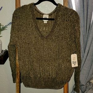Billabong NWT Soft & Delicate knitted sweater sz Med